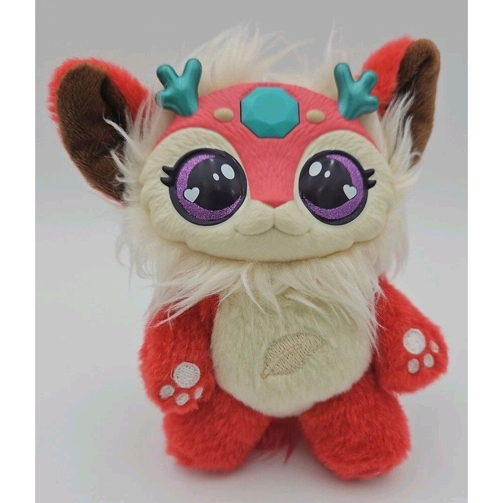 Magic Mixies 5" Pink Deer Plush Purple Eyes Poseable Tail Moose 2022